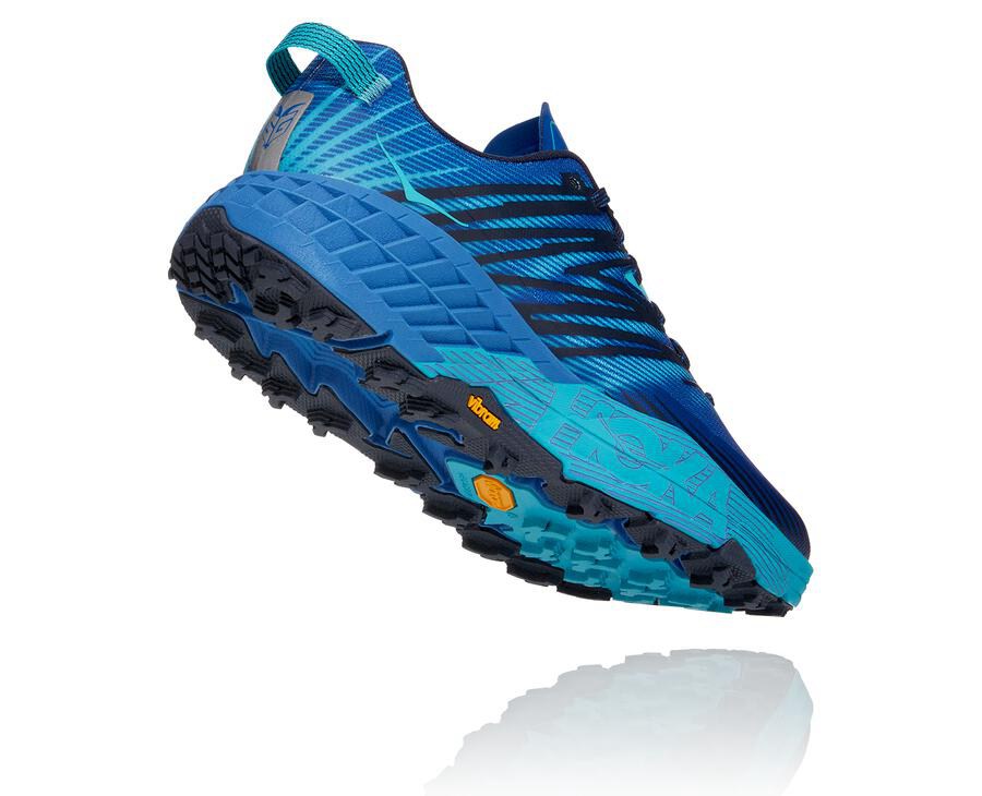 Tenis Trail Hoka One One Masculino Azuis - Speedgoat 4 - 035-HMIKOV